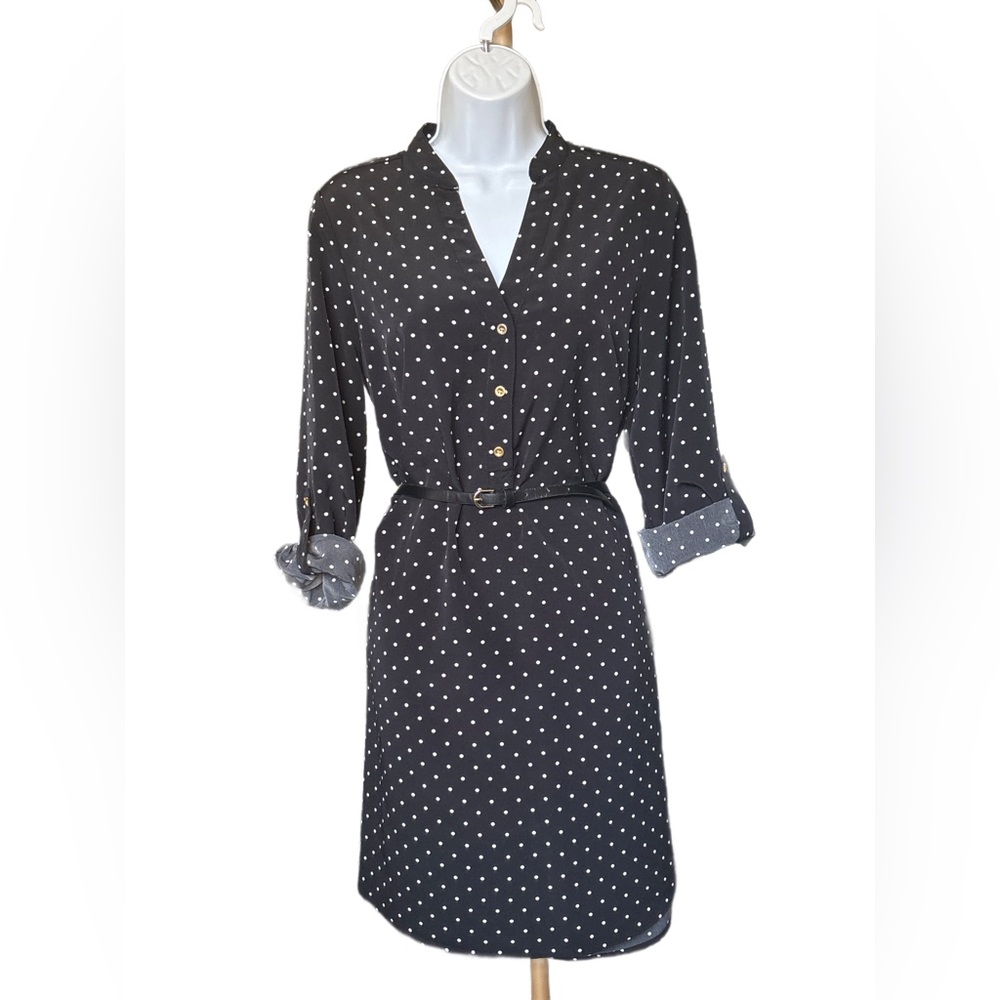 The Limited | Black and White Polka Dot Dress
